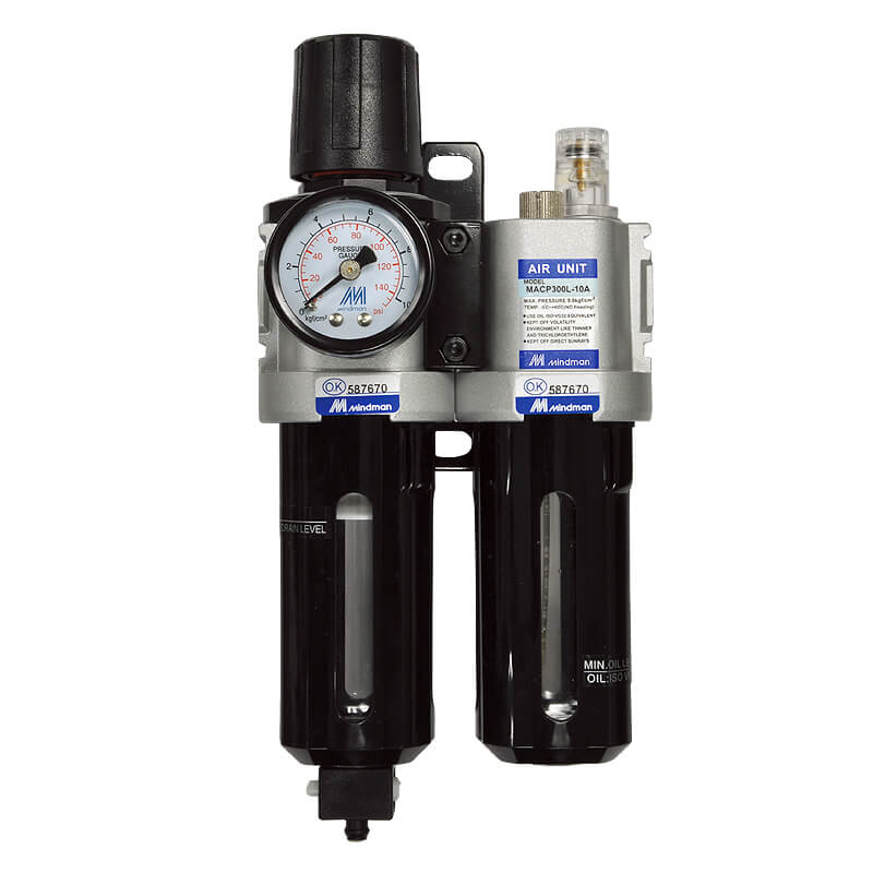 ONE Mindman MACP300L-10A Oil-water Separator Pressure Regulator Valve Filter 